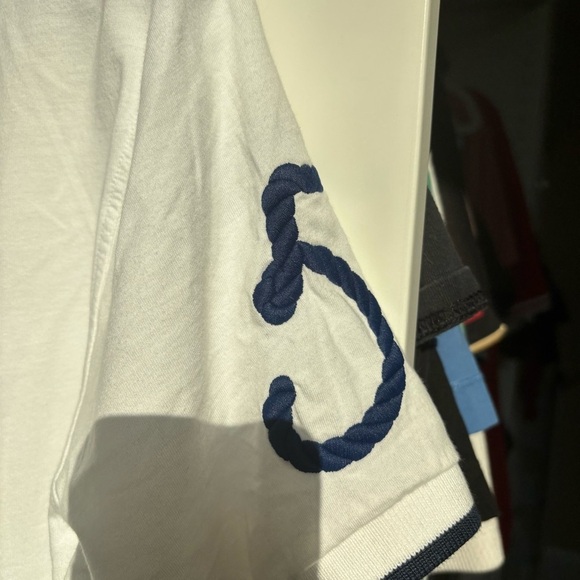 Men's White Polo Shirt - Picture 7 of 9